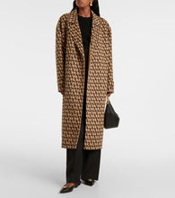 Valentino Toile Iconographe wool and silk coat