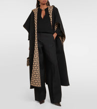 Valentino Toile Iconographe wool cape