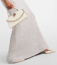 Valentino Turtleneck silk boucl√É¬© maxi dress