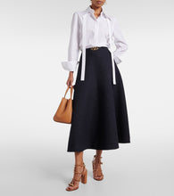 Valentino Tweed midi skirt