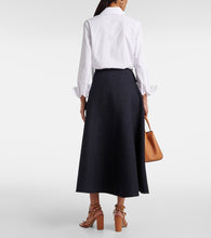 Valentino Tweed midi skirt