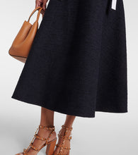 Valentino Tweed midi skirt
