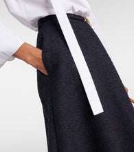Valentino Tweed midi skirt
