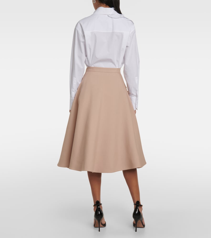 Valentino VGold  Couture midi skirt