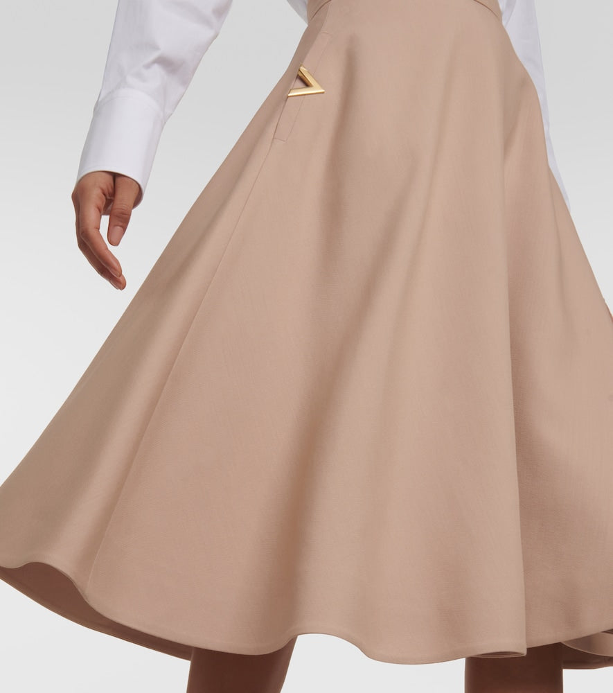 Valentino VGold  Couture midi skirt