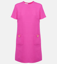 Valentino VGold Crepe Couture minidress. Valentino VGold 绉纱 Couture 迷你连衣裙