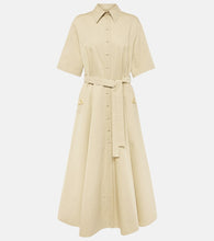 Valentino VGold cotton and linen shirt dress. Valentino VGold 棉麻衬衫裙