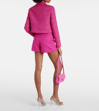 Valentino VGold cropped lam√É¬© tweed jacket