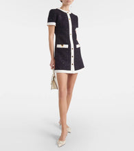 Valentino VGold sequined tweed minidress