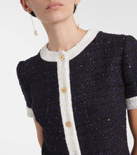 Valentino VGold sequined tweed minidress