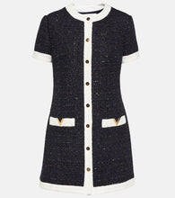 Valentino VGold sequined tweed minidress