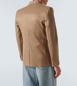 Valentino VLogo Signature cotton satin blazer