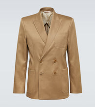 Valentino VLogo Signature cotton satin blazer