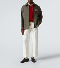 Valentino VLogo Signature wool and cotton overshirt