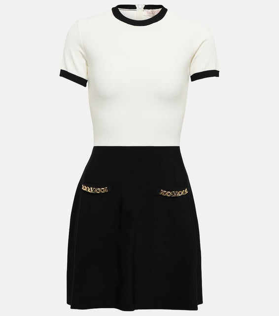 Valentino VLogo embellished minidress