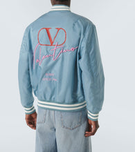 Valentino VLogo embroidered bomber jacket