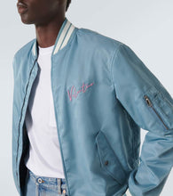 Valentino VLogo embroidered bomber jacket