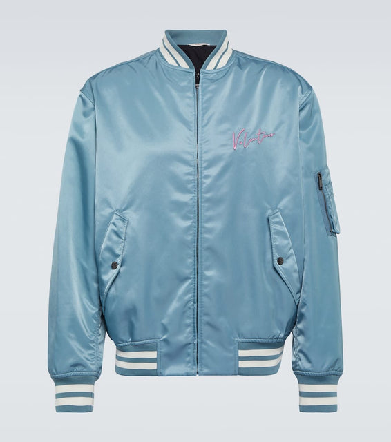 Valentino VLogo embroidered bomber jacket