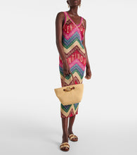 Valentino Valentino Chevron  midi dress