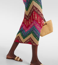 Valentino Valentino Chevron  midi dress