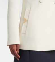 Valentino Wool-blend cr√É¬™pe blazer