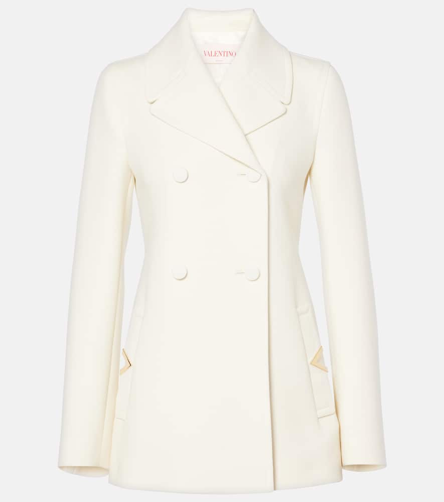 Valentino Wool-blend cr√É¬™pe blazer