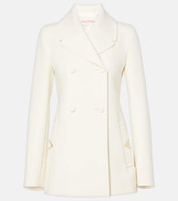 Valentino Wool-blend cr√É¬™pe blazer