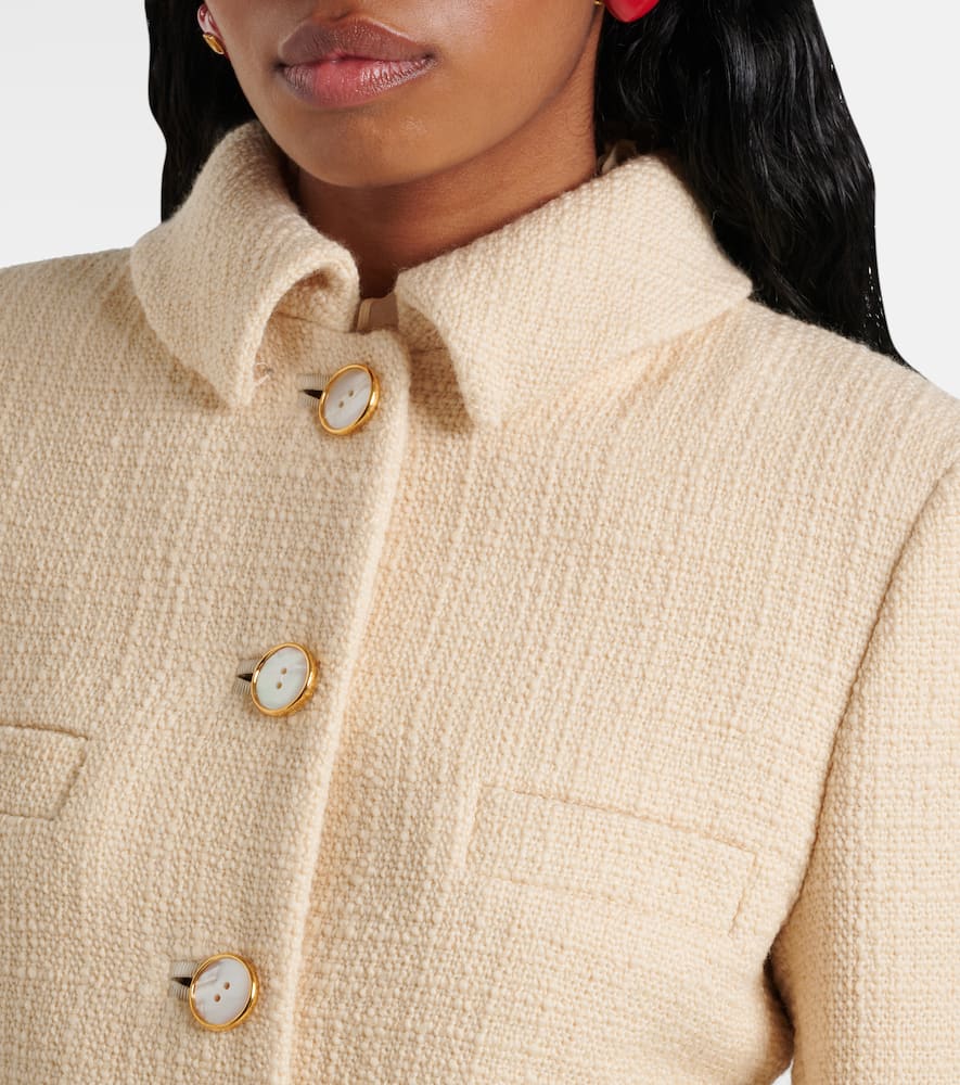 Valentino Wool-blend tweed jacket