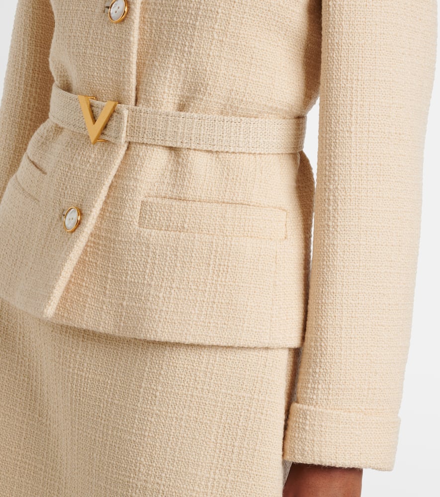 Valentino Wool-blend tweed jacket
