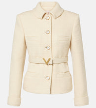 Valentino Wool-blend tweed jacket