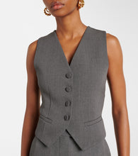 Valentino Wool gabardine vest
