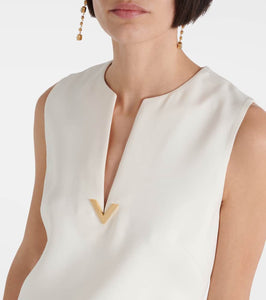 Valentino crêpe Couture VGold minidress