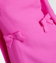 Valentino crêpe Couture bow-detail minidress