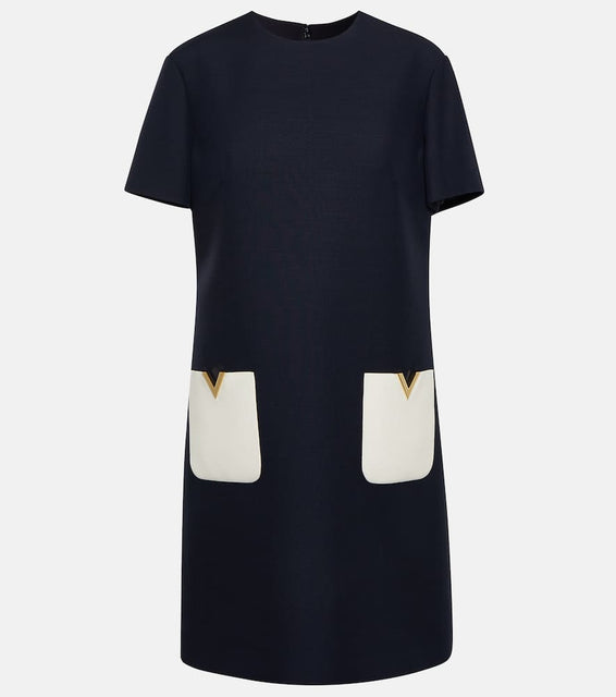 Valentino crêpe Couture minidress