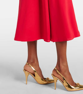 Valentino crêpe de chine midi dress