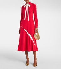 Valentino  de chine midi dress