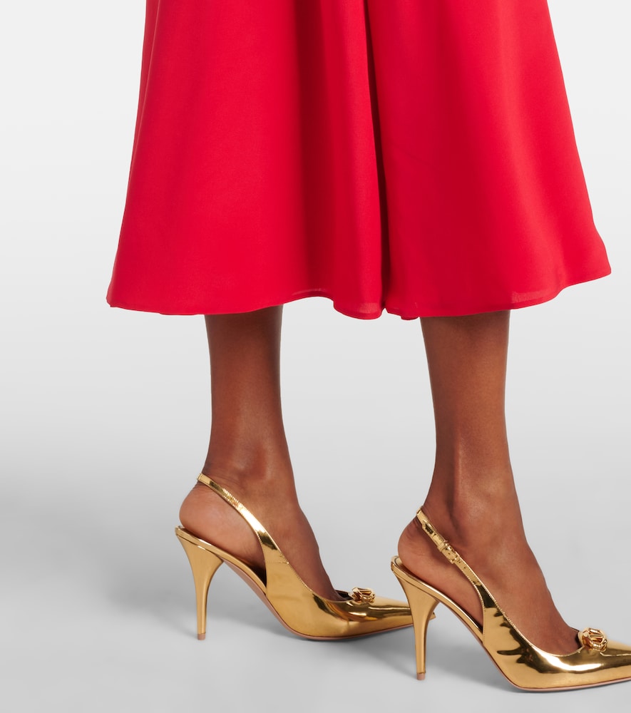 Valentino  de chine midi dress