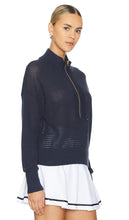 Varley Aurora Half Zip Sweater in Navy