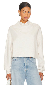 Varley Betsy Sweatshirt in Ivory - Sweat-shirt Varley Betsy en ivoire - Varley Betsy 象牙色套头衫 - Varley Betsy Sweatshirt in Elfenbein - Varley Betsy 스웨트셔츠 색상 - Felpa Varley Betsy in avorio