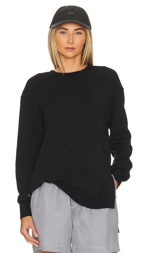 Varley Charter Sweatshirt 2.0 in Black - Varley Charter - Sweat-shirt 2.0 en noir - Varley Charter 运动衫 2.0 黑色 - Varley Charter Sweatshirt 2.0 in Schwarz - Varley Charter 스웨트셔츠 2.0 블랙 색상 - Felpa Varley Charter 2.0 in nero