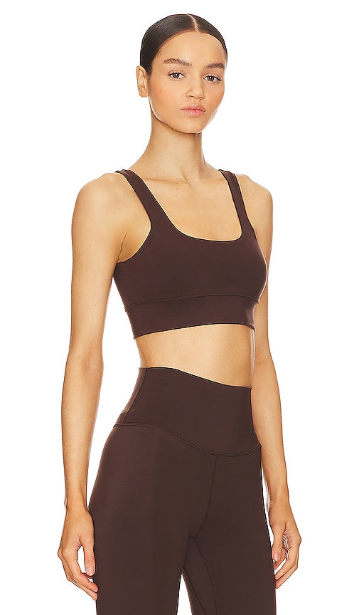 Varley Freesoft Cori Bra in Brown