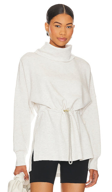 Varley Freya Sweatshirt in Ivory - Sweat Varley Freya en ivoire - Varley Freya 象牙色运动衫 - Varley Freya Sweatshirt in Elfenbein - Varley Freya 스웨트셔츠 색상은 Ivory - Felpa Varley Freya in avorio