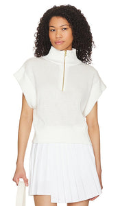 Varley Fulton Cropped Knit in White