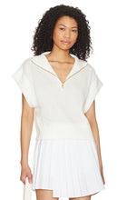 Varley Fulton Cropped Knit in White - Varley Fulton - Tricot court en blanc - Varley Fulton 白色短款针织衫 - Varley Fulton Kurzstrickpullover in Weiß - Varley Fulton 크롭 니트 화이트 색상 - Maglia corta Varley Fulton in bianco