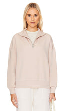 Varley Hawley Half Zip Sweatshirt in Beige - Varley Hawley Sweat-shirt à demi-fermeture éclair en beige - Varley Hawley 米色半拉链运动衫 - Varley Hawley Sweatshirt mit halbem Reißverschluss in Beige - Varley Hawley 하프 지퍼 스웨트셔츠 베이지 색상 - Felpa Varley Hawley con mezza zip in beige