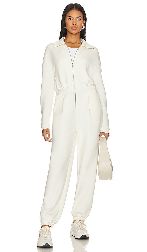 Varley Jessie Jumpsuit in White - Varley - Combinaison Jessie en blanc - Varley Jessie 白色连身裤 - Varley Jessie Overall in Weiß - Varley Jessie 점프수트 화이트 색상 - Tuta Varley Jessie in bianco