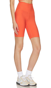 Varley Let's Move Rib Short in Orange