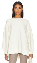 Varley Mae Longline Sweatshirt in Ivory