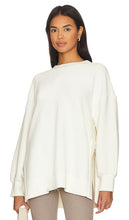 Varley Mae Longline Sweatshirt in Ivory - Varley Mae Sweat-shirt long en ivoire - Varley Mae 象牙色长款运动衫 - Varley Mae Longline-Sweatshirt in Elfenbein - Varley Mae 롱라인 스웨트셔츠 색상은 Ivory - Felpa lunga Varley Mae in avorio