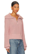 Varley Mentone Half Zip in Mauve